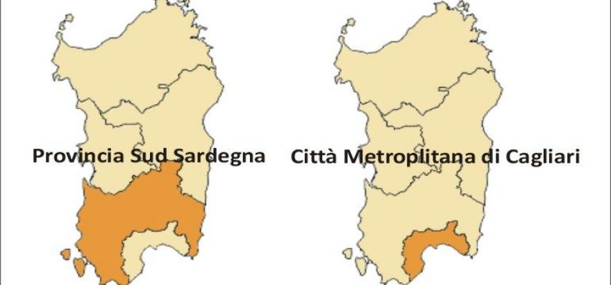 administrative limits  change in south Sardinia